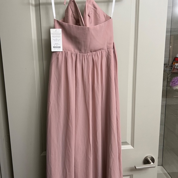 Hannah Chiffon Faux Wrap Dress - Picture 2 of 6